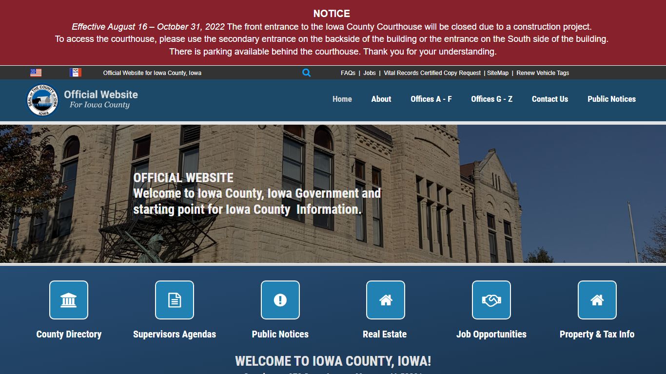 Iowa County, IA - Official Website - Welcome To Iowa County, Iowa